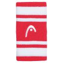 Head Striped Wristband 5'' Red / White - 2 szt.